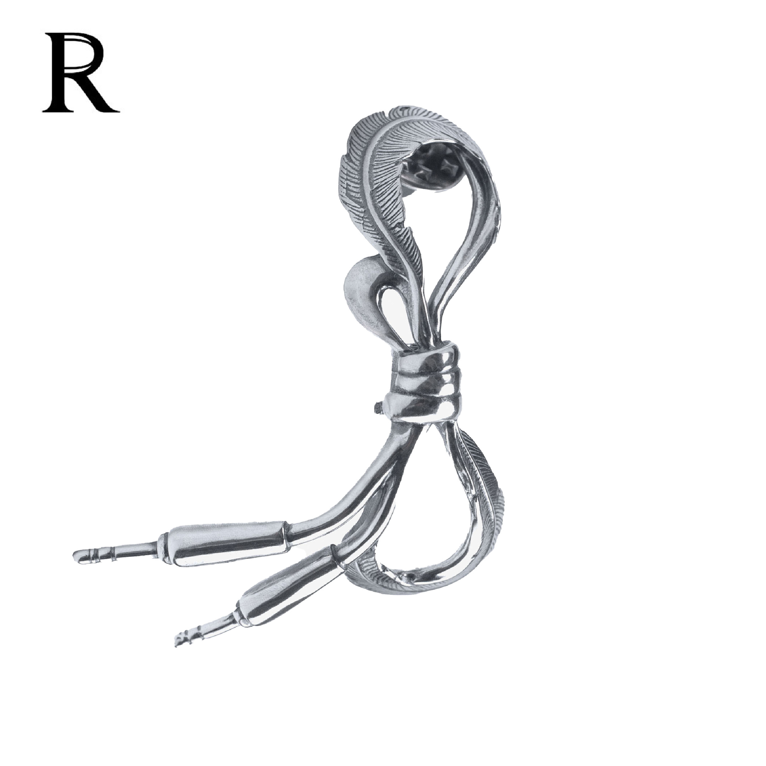 RECOVERY Feather Line Brooch 完形羽線胸針