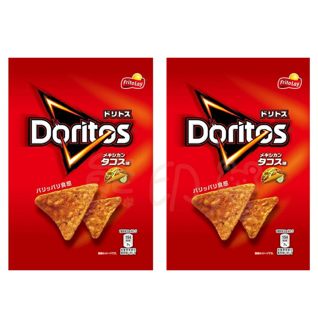 Fritolay Doritos 三角脆-墨西哥卷味  X 2  (紅) 到期日 2026-5-30