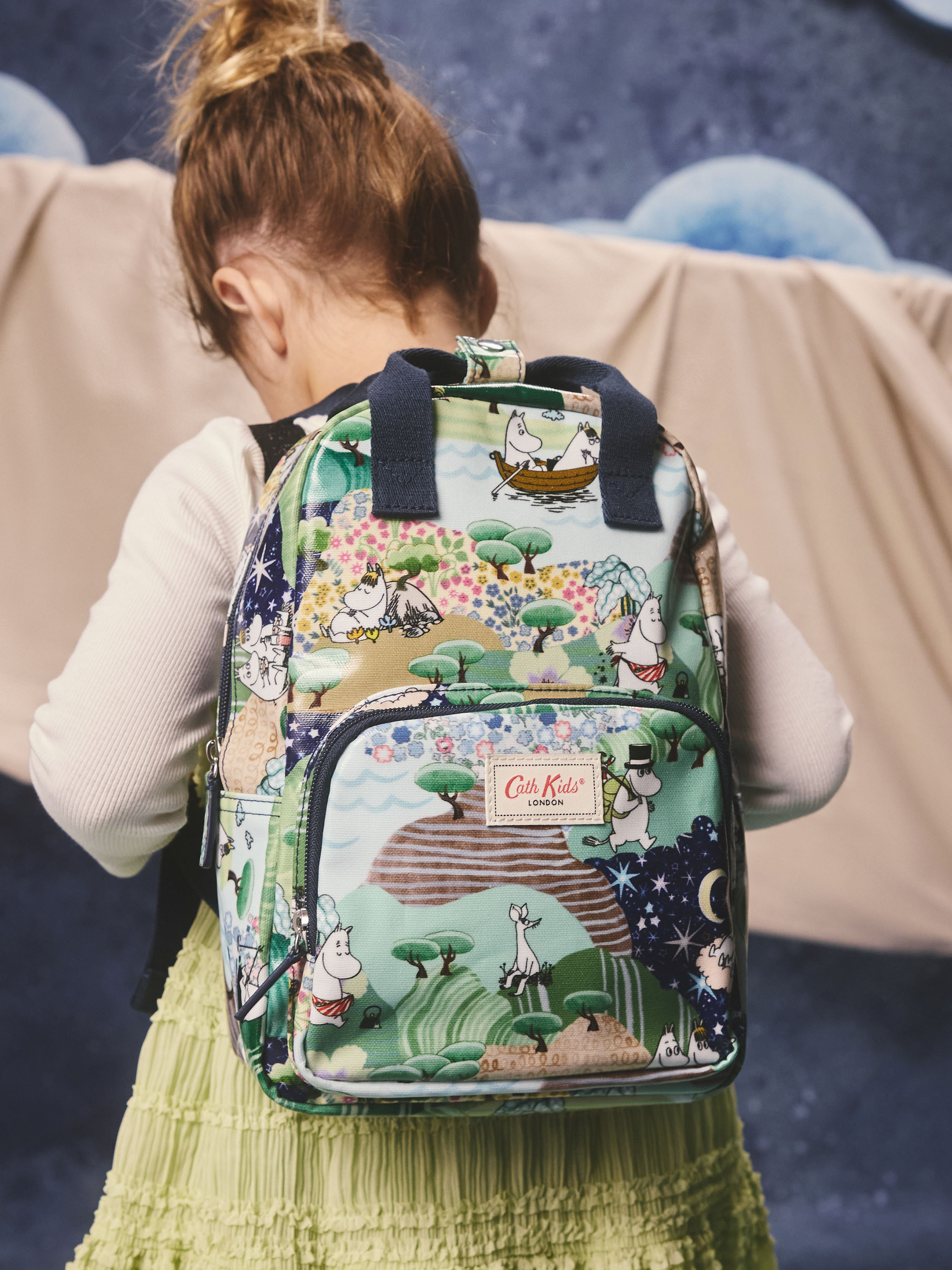 Moomin Valley 中童環保拉鍊後背包(4-5歲)