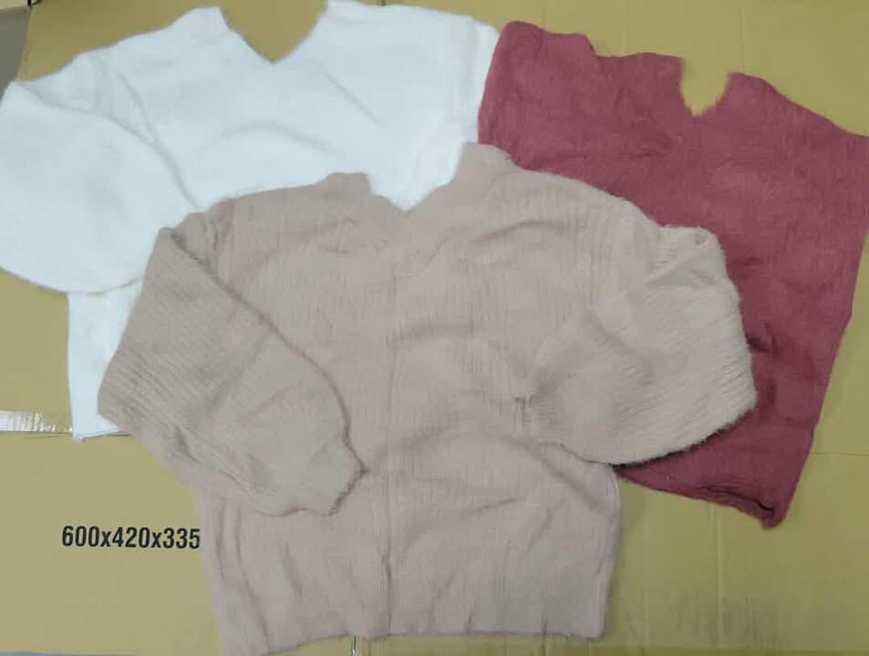 女裝 前後V領毛冷衫 （清貨價貨品，不設退換）AT8 346