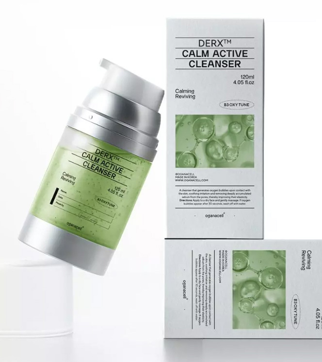 韓國 Oganacell DERX™ 鎮靜活性潔面乳 120ml 洗面乳