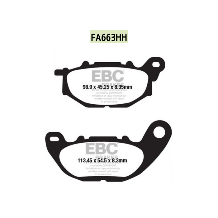 EBC FA663HH Sintered Brake Pads