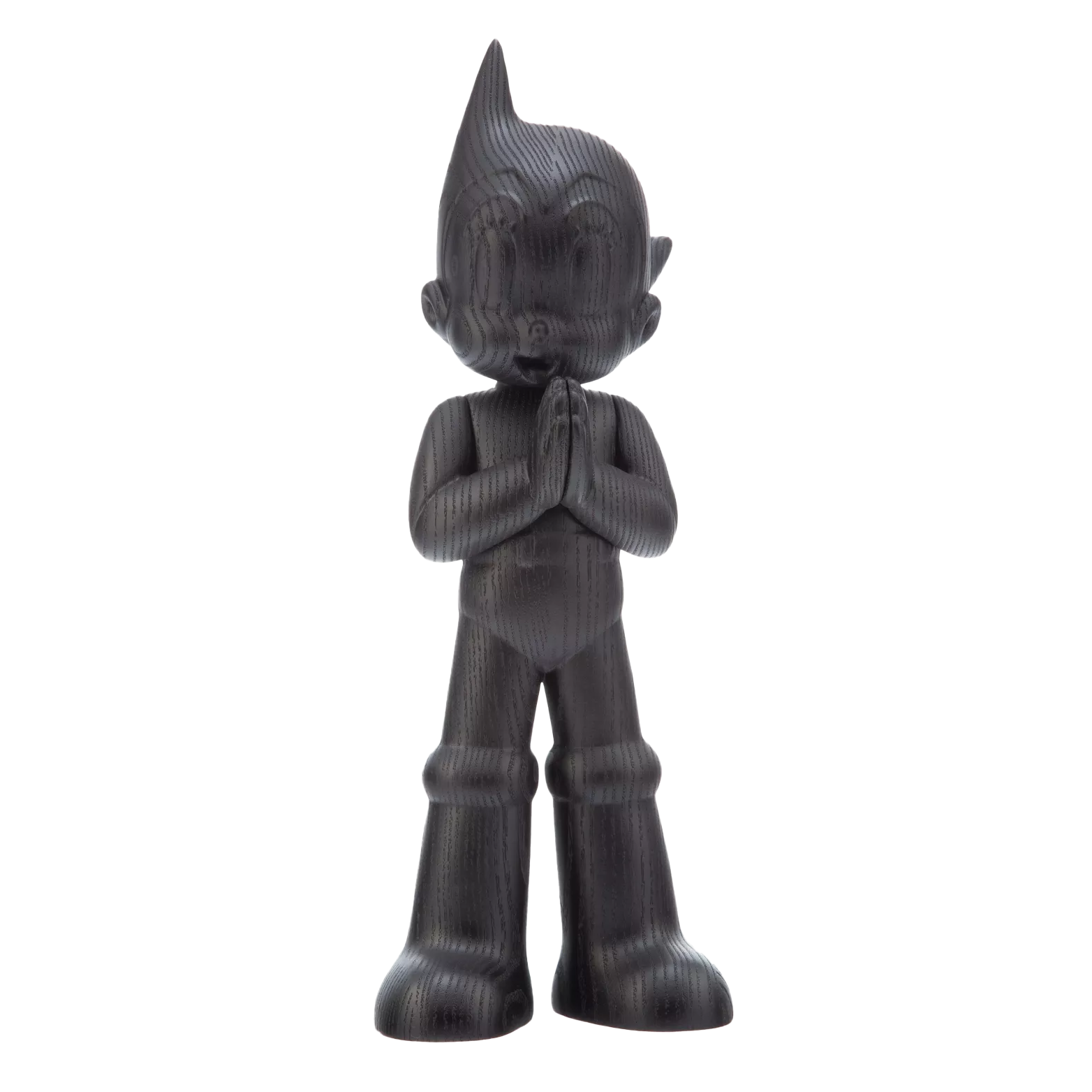 Toy Qube X Tezuka Productions - "Greeting" Astro Boy (Black Wooden Version)