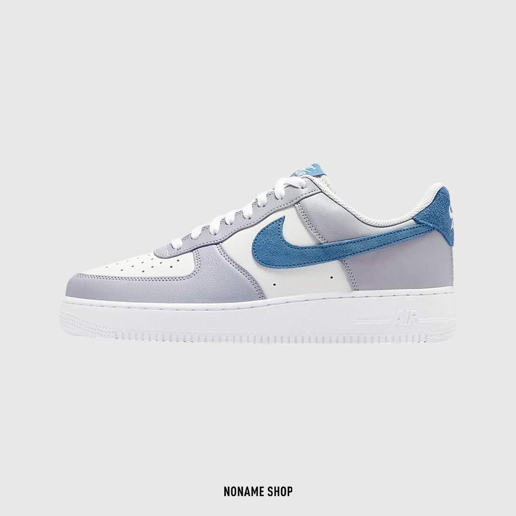 NIKE AIR FORCE 1"07 LV8 AF1 麂皮 奶油 藍灰 (男款)