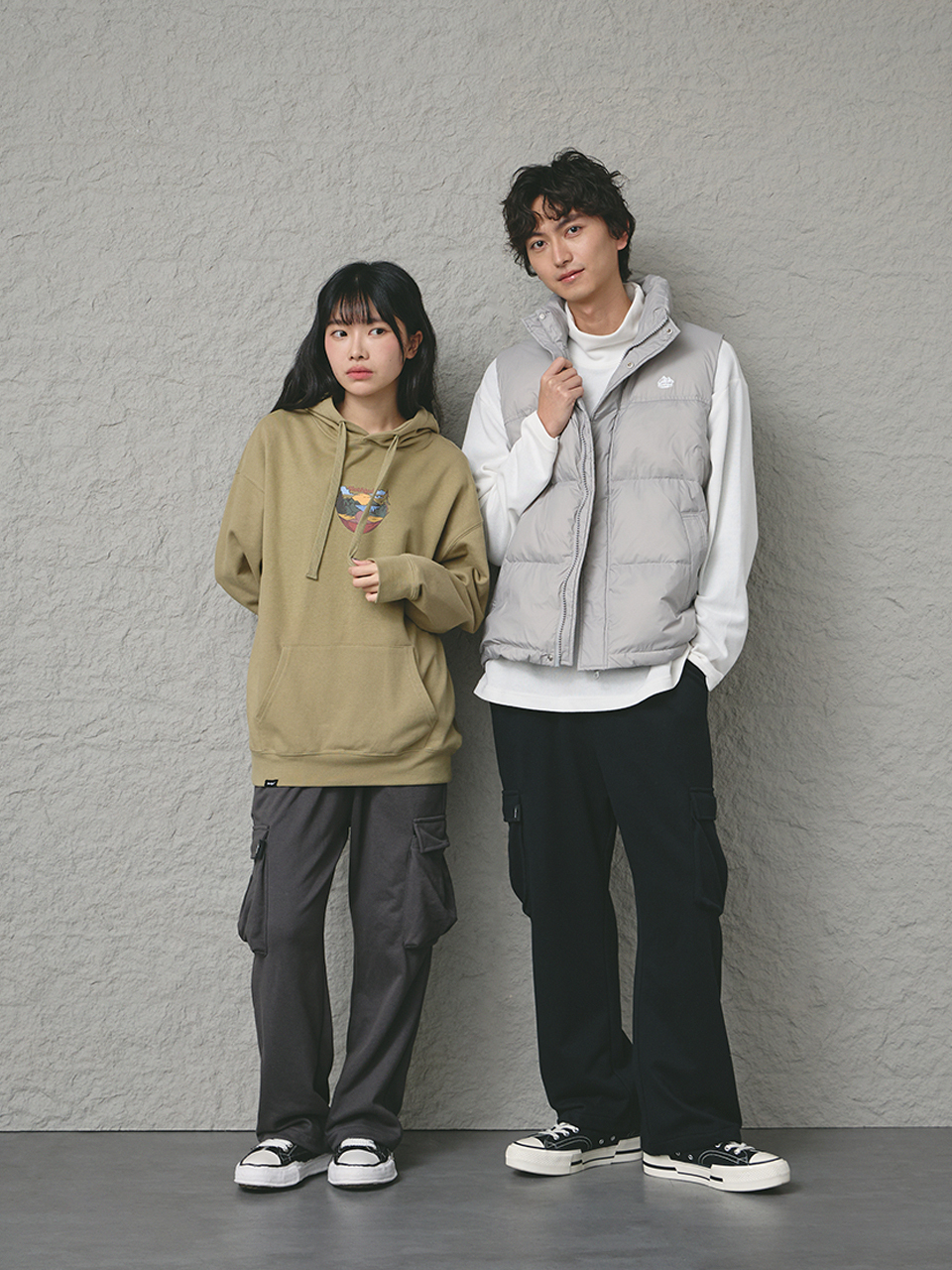 370g重磅2way口袋棉褲