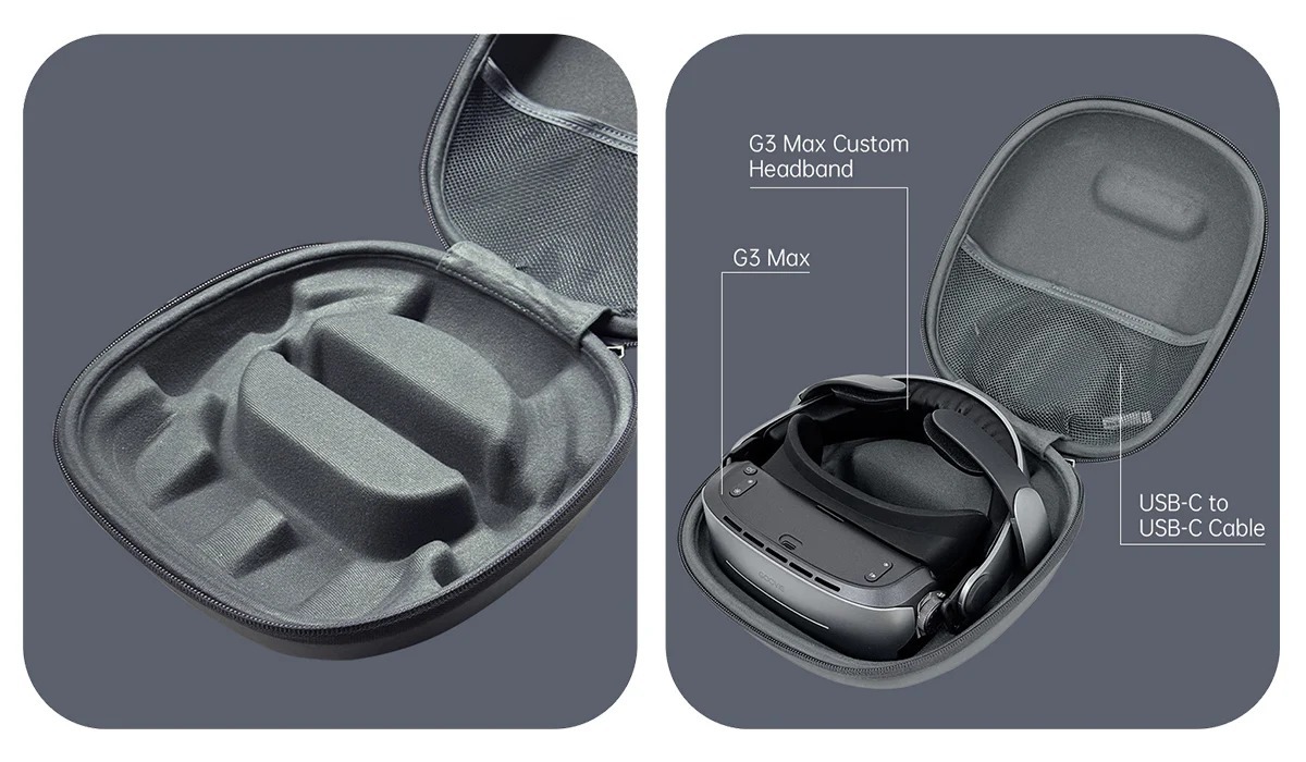 GOOVIS G3 MAX Powerbank Base ケース　セット GOOVIS G3 Maxセット