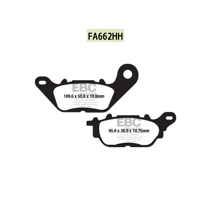 EBC FA662HH Sintered Brake Pads