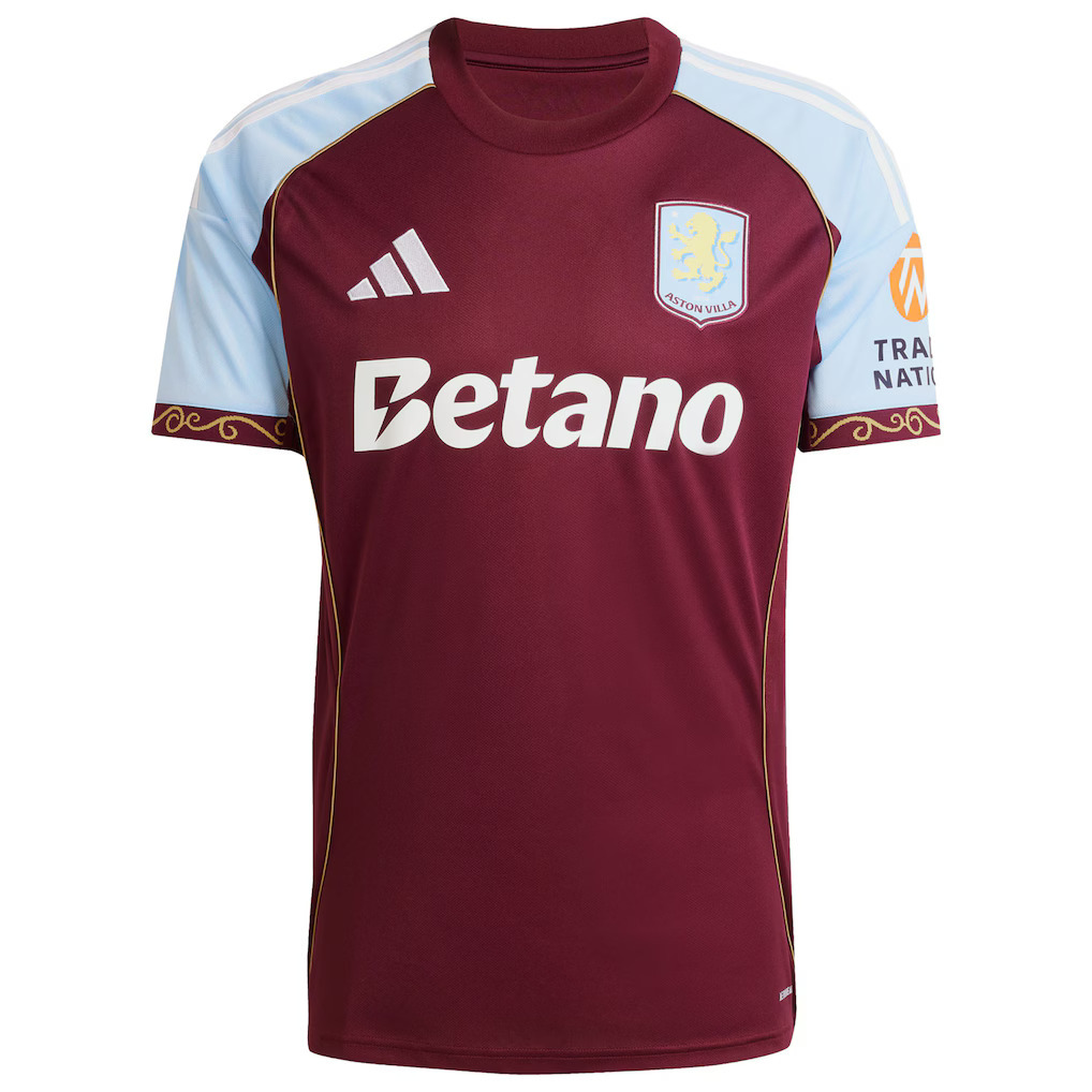 2025 Aston Villa Home Shirt with Nameset & Patch (單號碼)