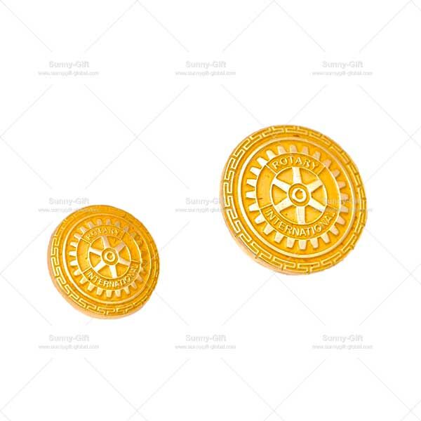Rotary - Gold plated buttons