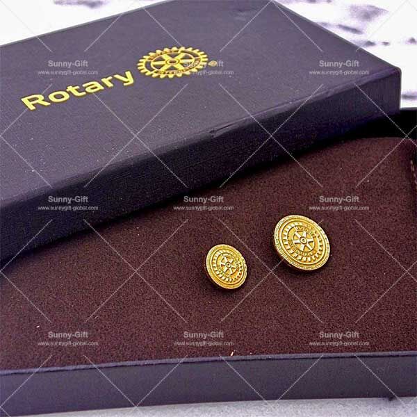 Rotary - Gold plated buttons