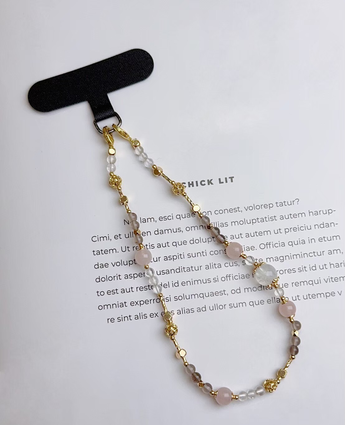 粉晶/白月光/茶晶/白水晶吊飾