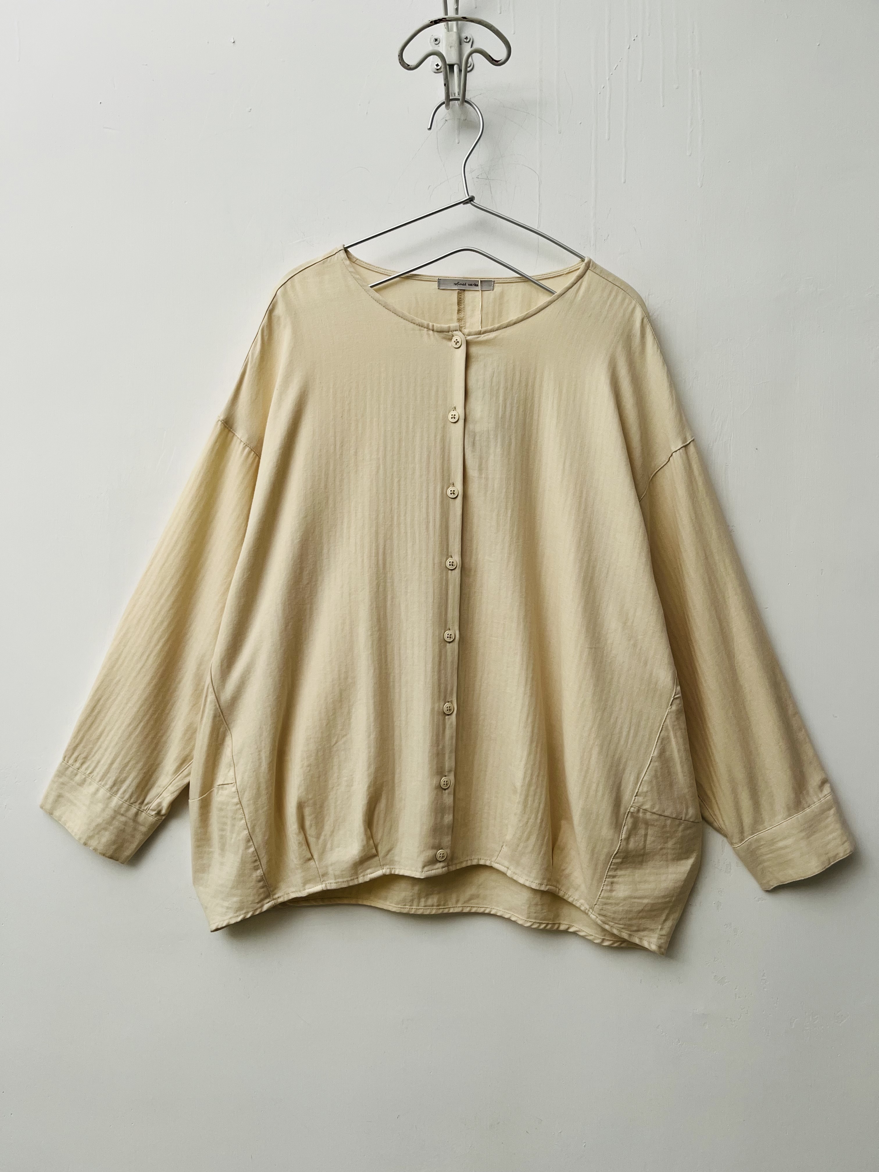 米色圓領top &外套