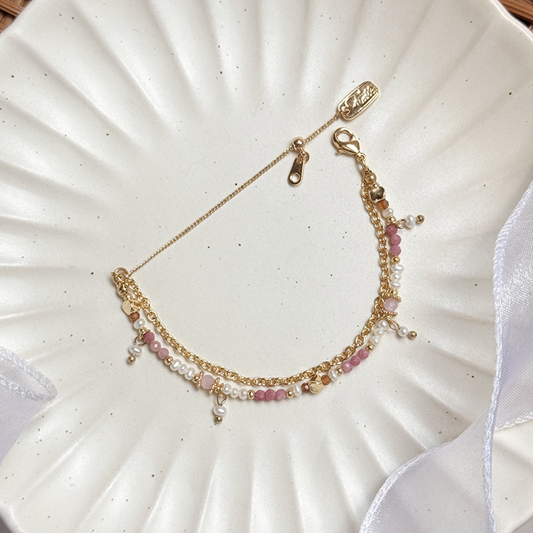 生日花 • 伍月貳拾 • 七葉樹 – 貓眼紅紋石 – 手鍊