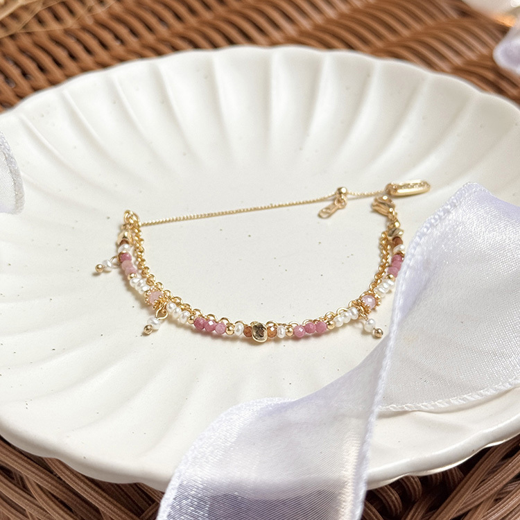 生日花 • 伍月貳拾 • 七葉樹 – 貓眼紅紋石 – 手鍊