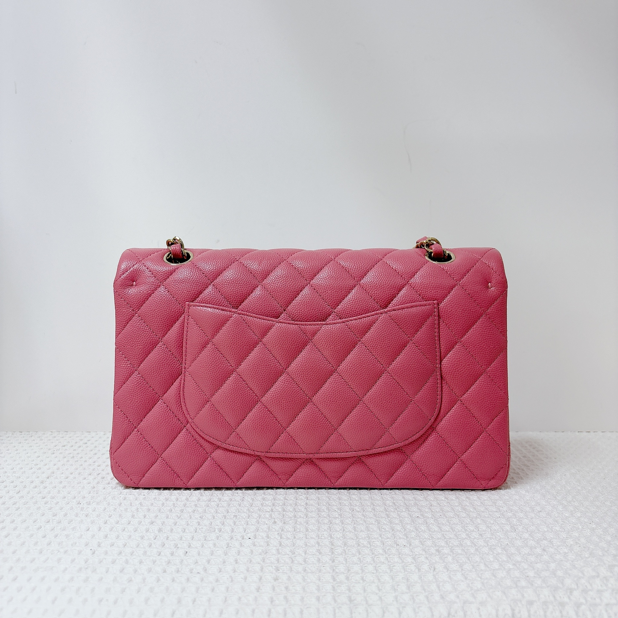 Chanel Classic Flap 25 cm - Pink / Ghw