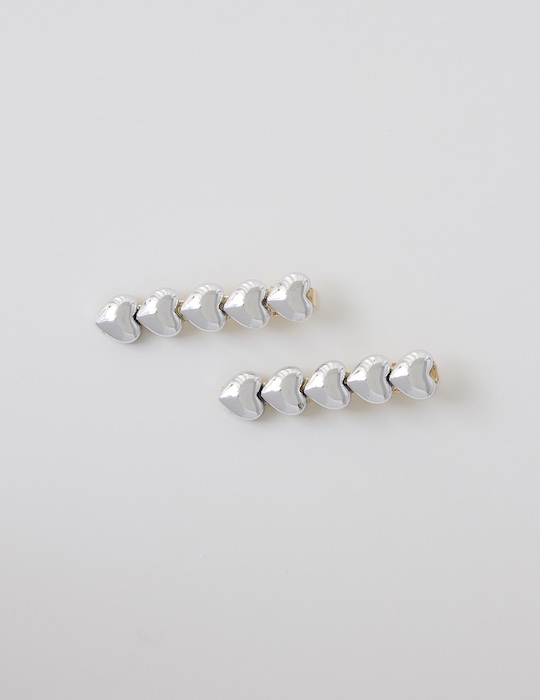 清新疊心髮夾(一組售)