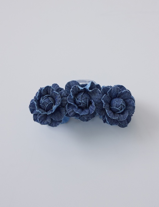 單寧花朵髮夾