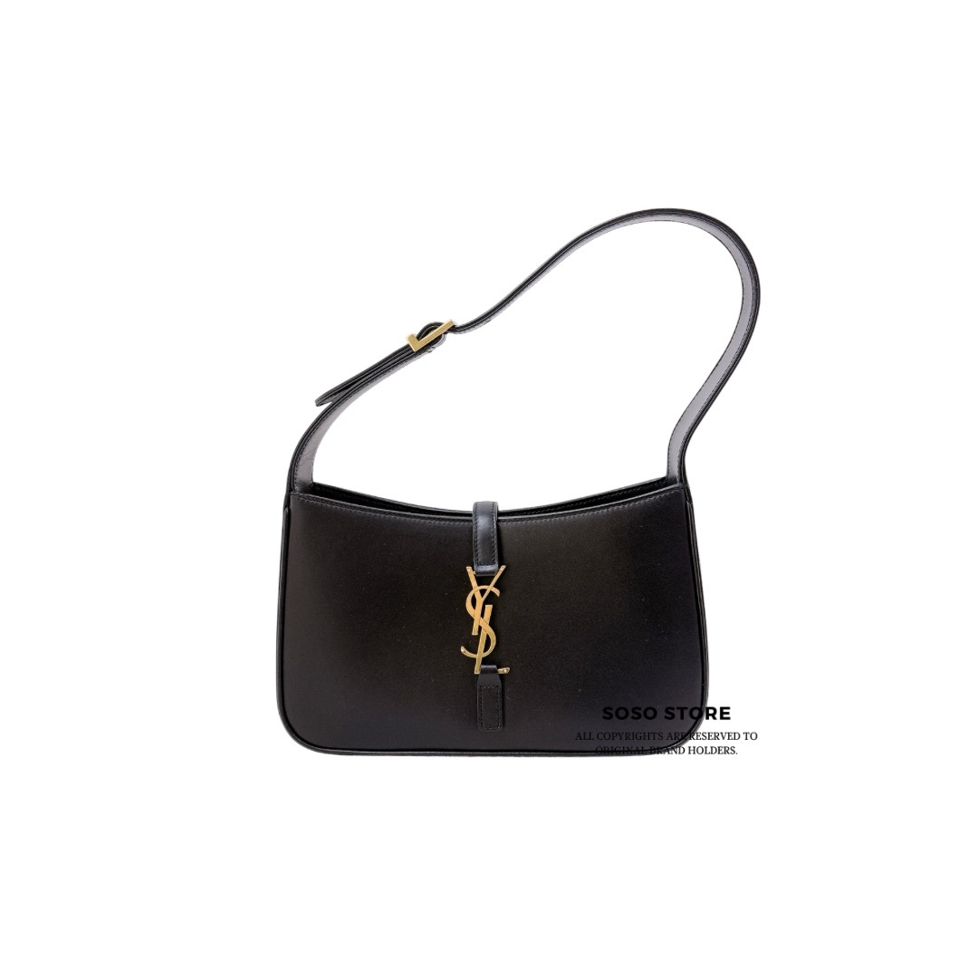 YSL Shoulder Bag - Black / Ghw