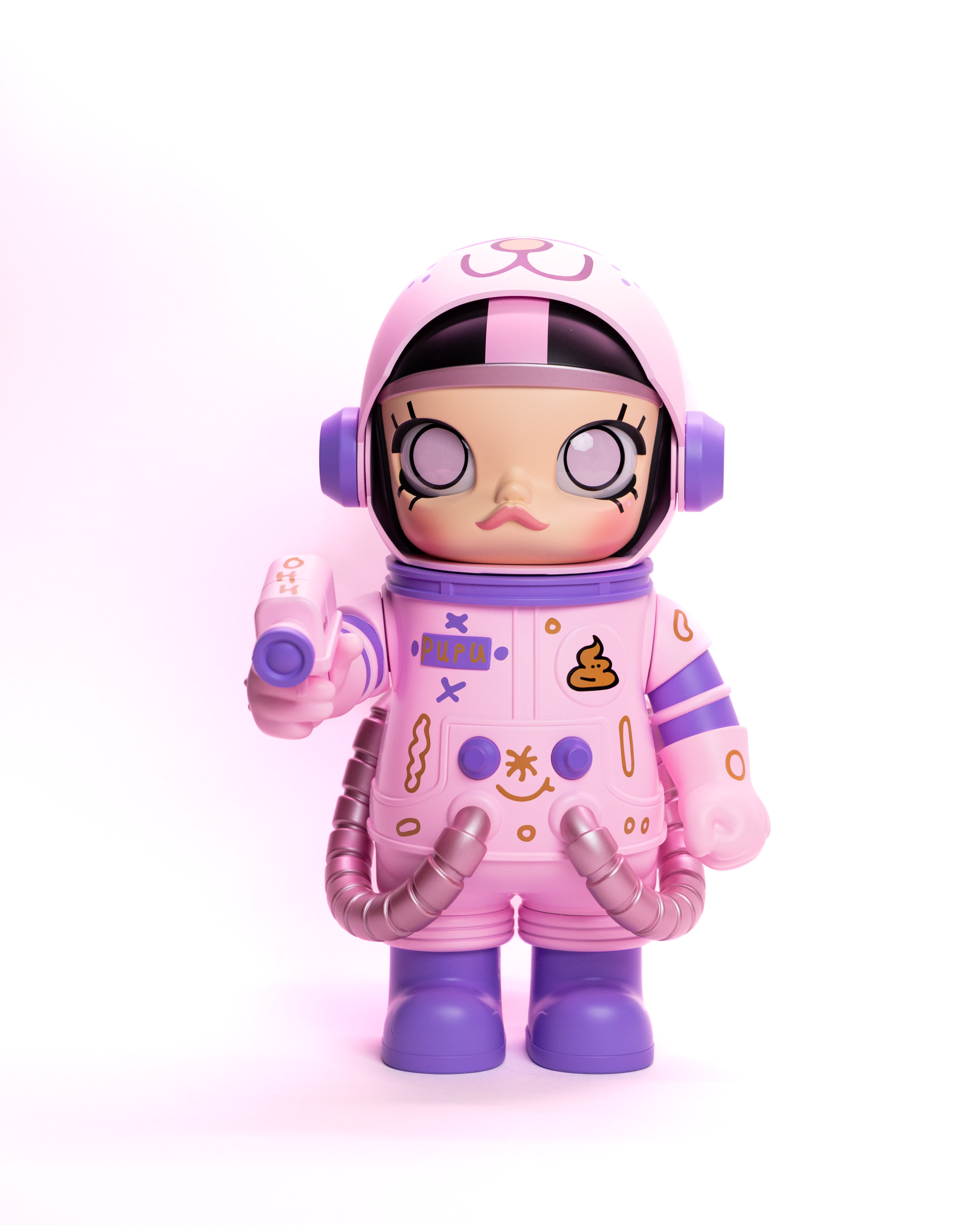POP MART MEGA SPACE MOLLY JON BURGERMAN SPACE CADETS SERIES 泡泡瑪特 太空莫莉 喬恩・伯格曼 粉色