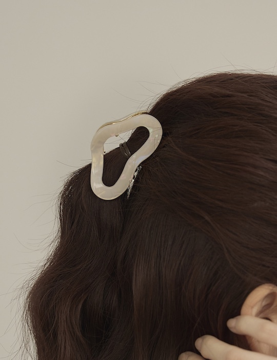 人魚光雲朵款髮夾