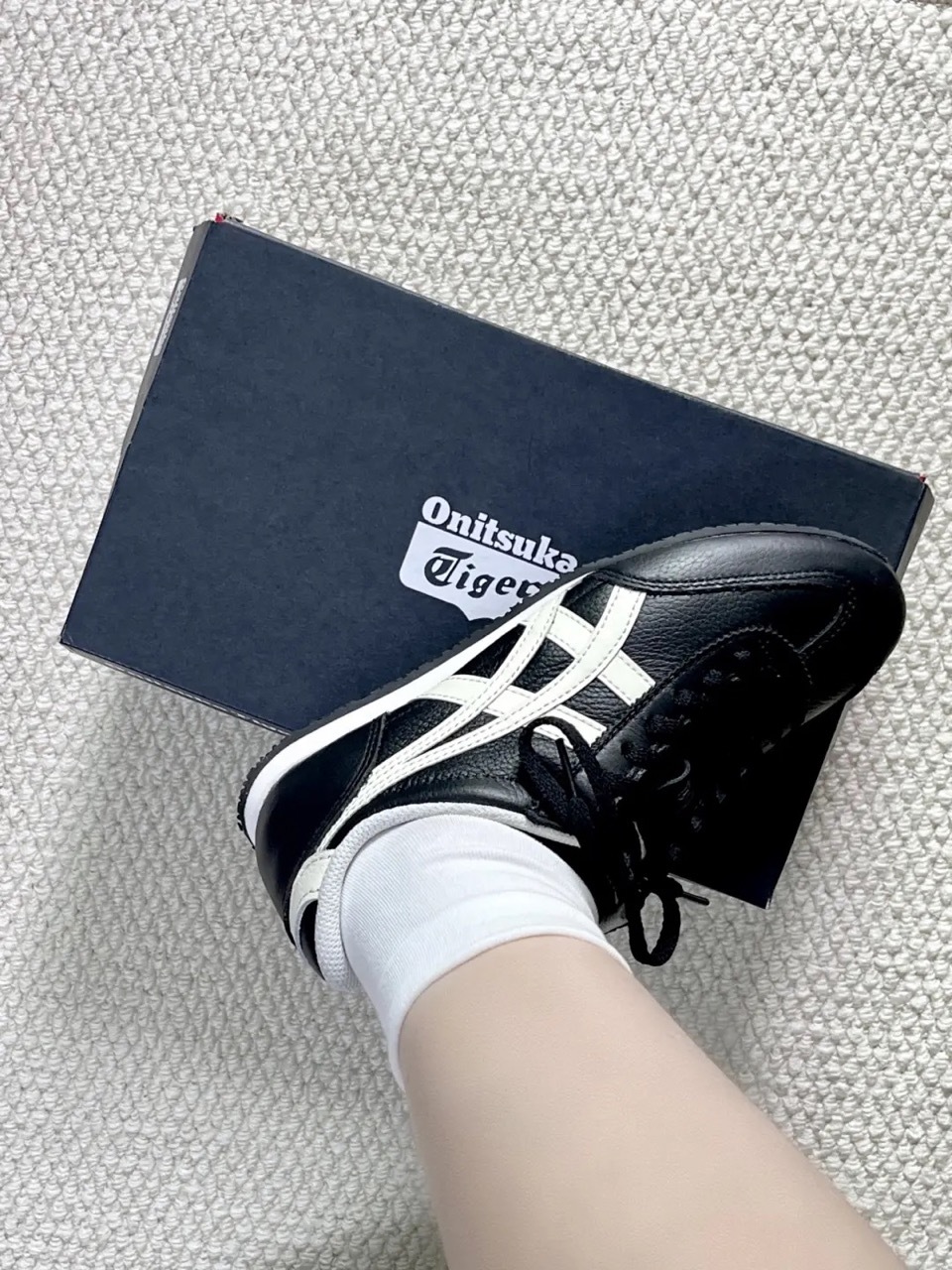 ONITSUKA TIGER MACHU RACER 黑奶油 黑白 米白 男女鞋 1183B770-002 / 預購