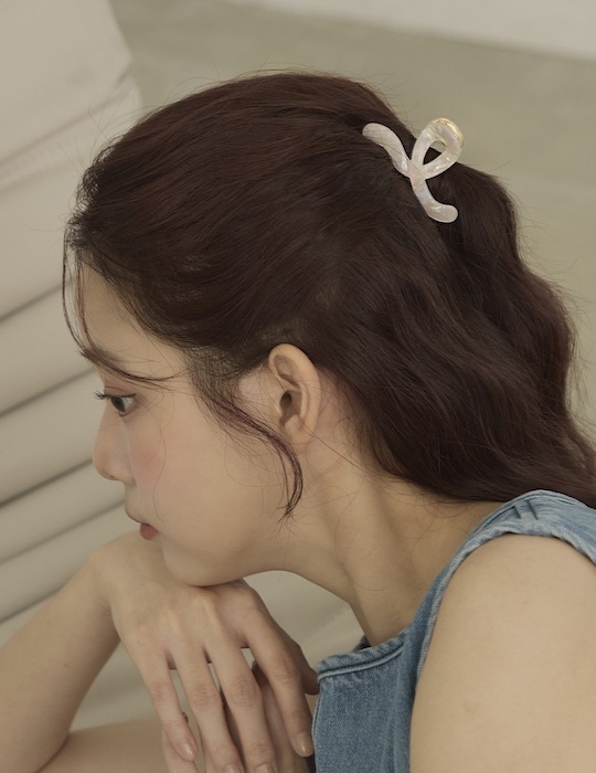 人魚光曲線款髮夾