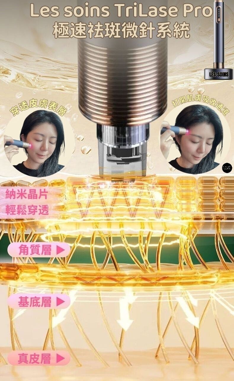 Lessoins TriLase Pro 極速祛斑微針系統 斑滅光針寶 Z219 +駐顏精華