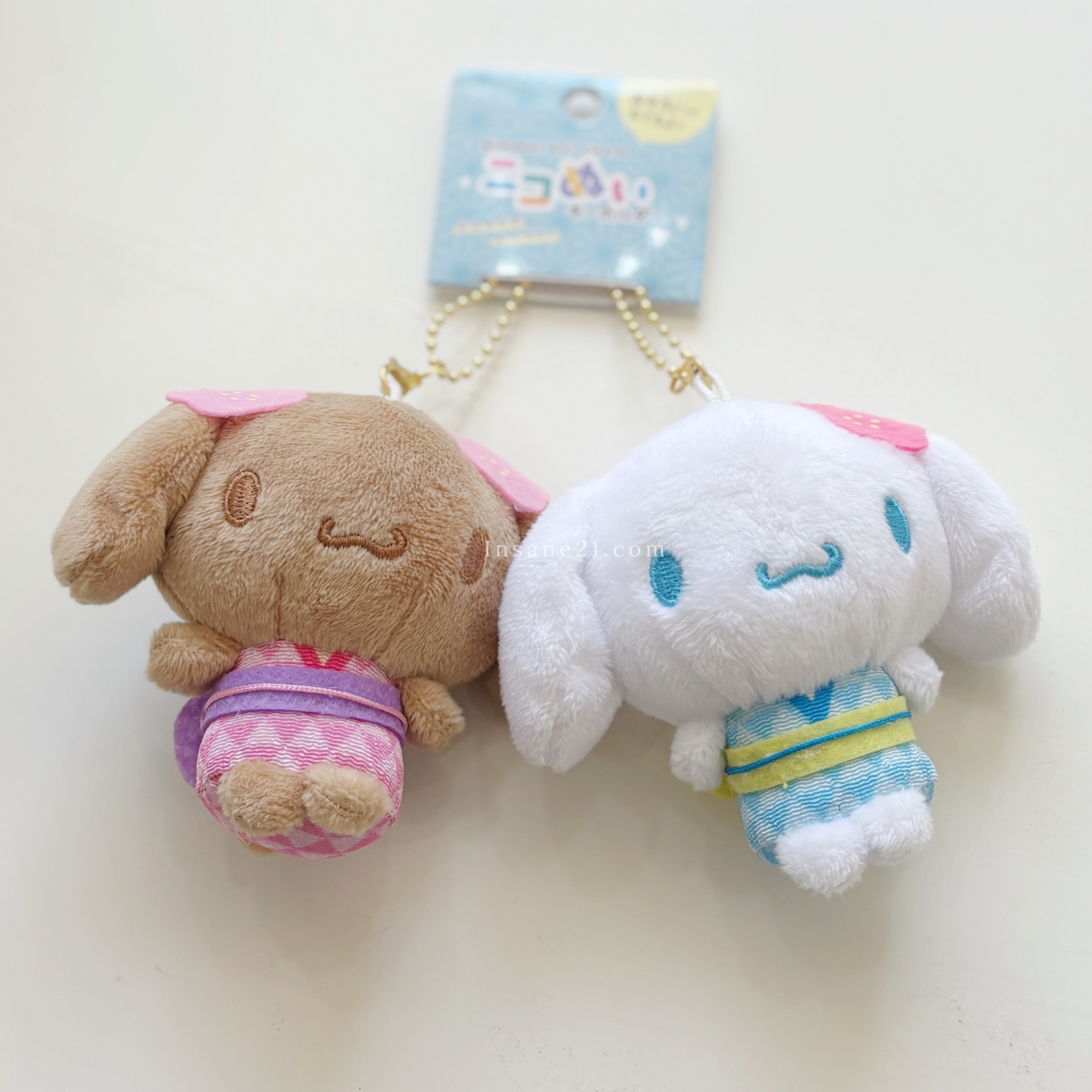 SANRIO 三麗鷗 日本 貼臉 和服 大耳狗 曬黑 磁吸吊飾