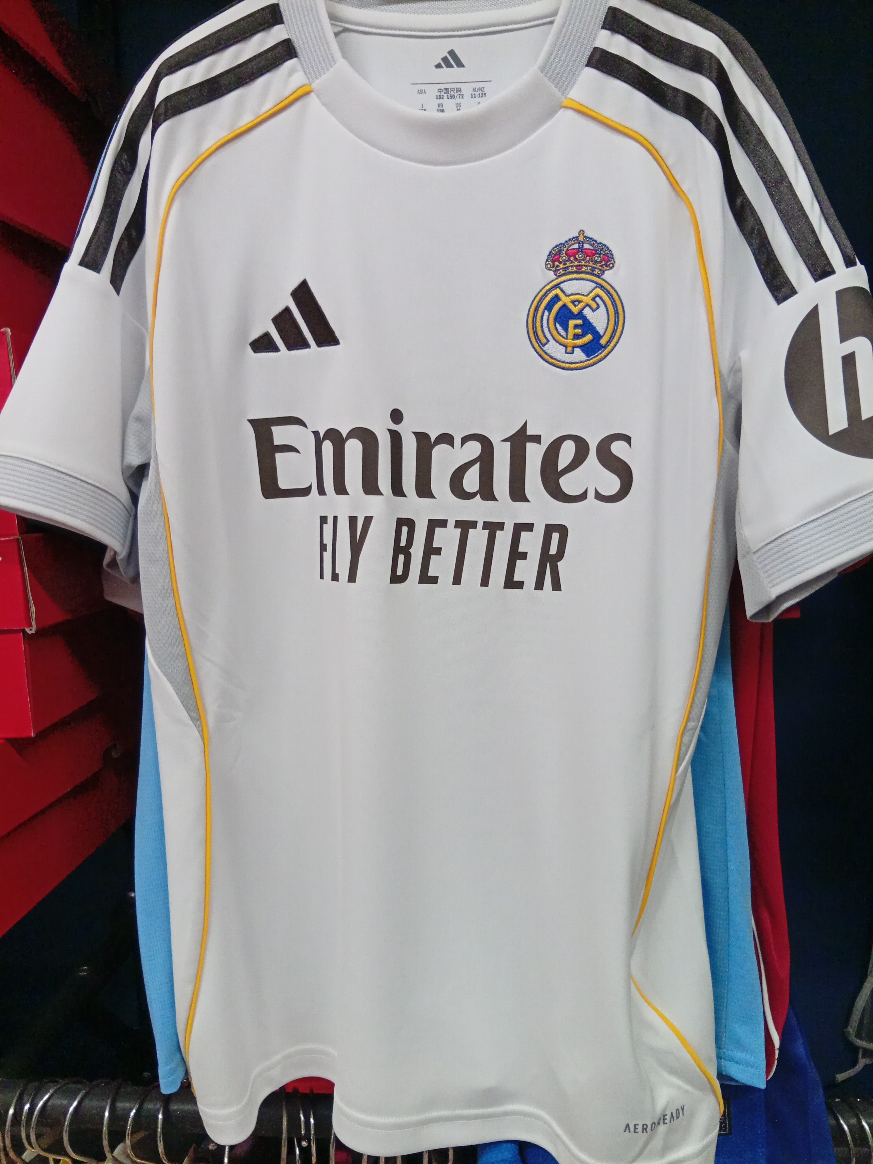 25-26皇家馬德里主場童裝球衣