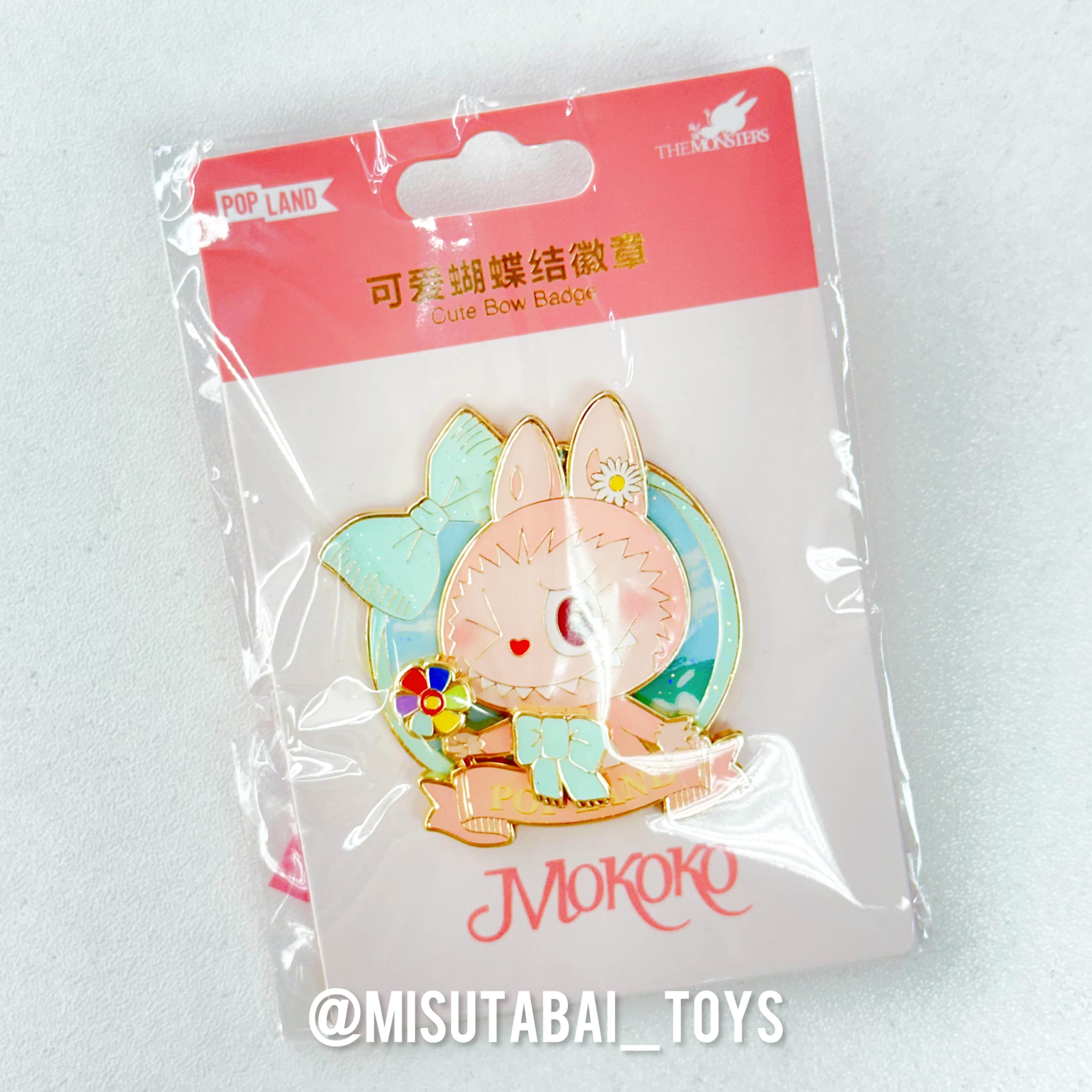 Mokoko Cute Bow Badge (POPLAND)
