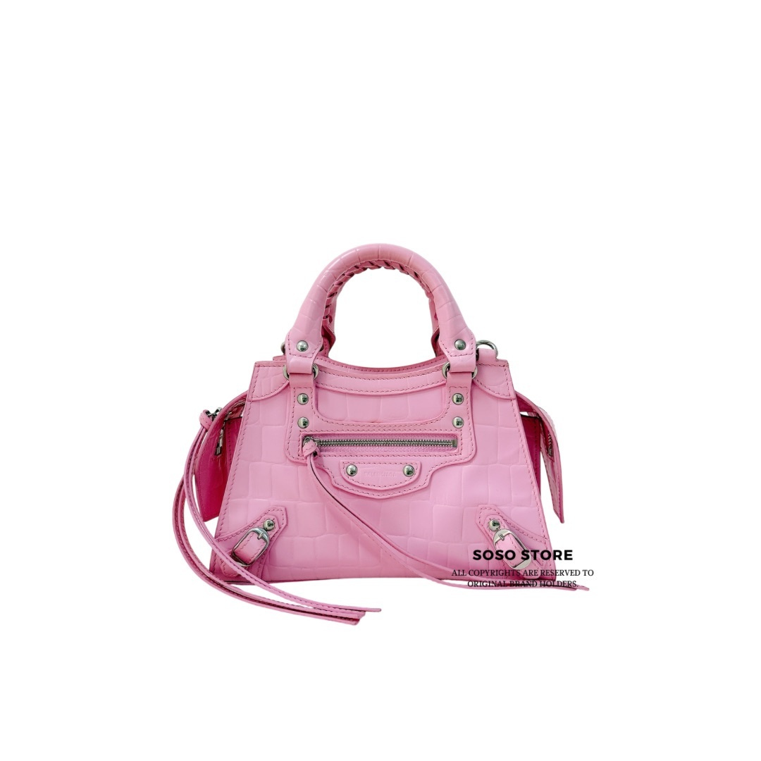 Balenciaga Neo Classic Mini Bag - Pink / Shw