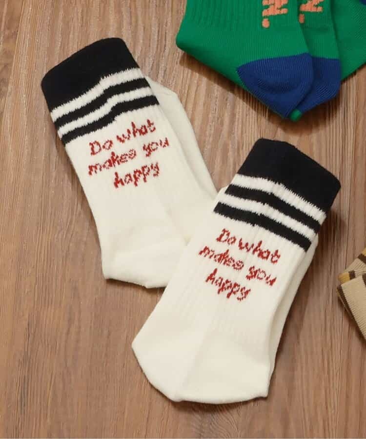 日本 BREEZE 字母帥氣中襪組 (2雙1組)，19-21) L454085