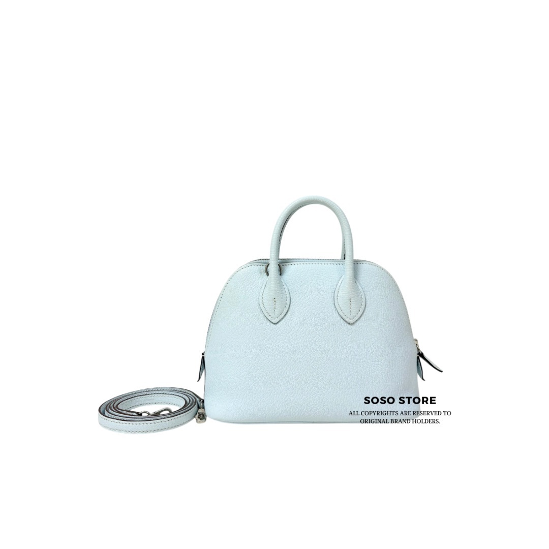 Hermes Mini Bolide - Bleu Pale / Shw