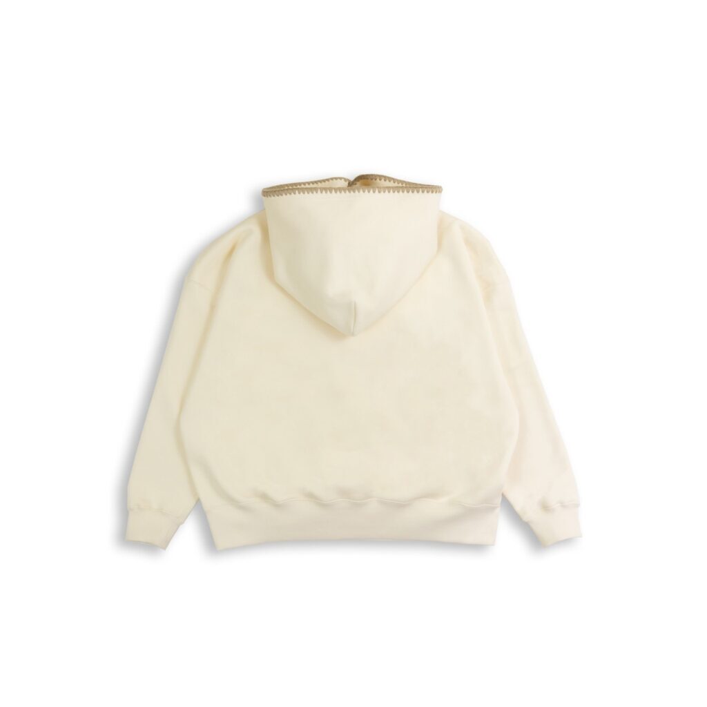 貝殼繡帽T - Sand