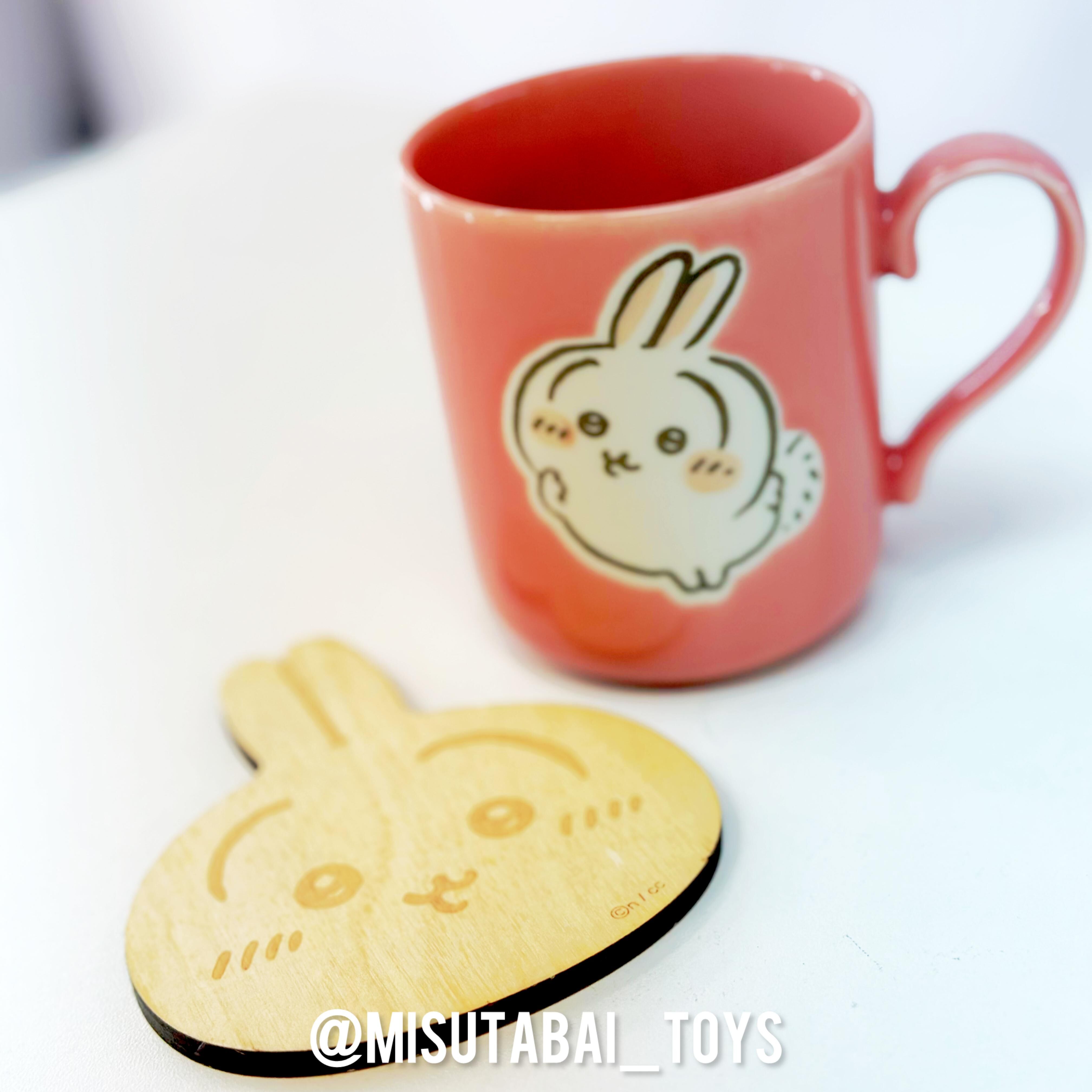 Chiikawa Usagi Mug with Coaster