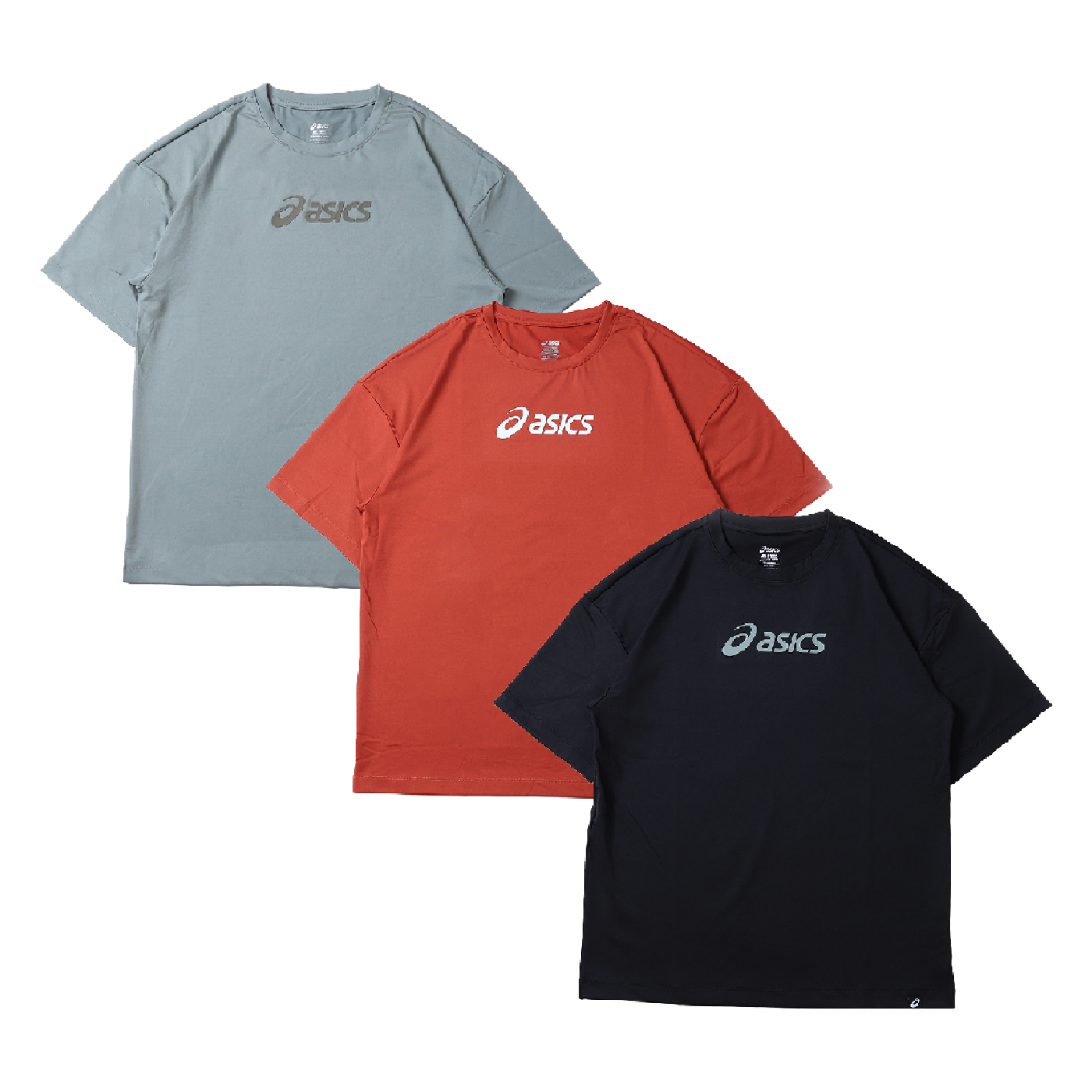 男女款 ASICS 亞瑟士 亞洲版 立體LOGO 輕量 柔軟 寬鬆 休閒 運動 籃球 短袖 短TEE【2063A456】