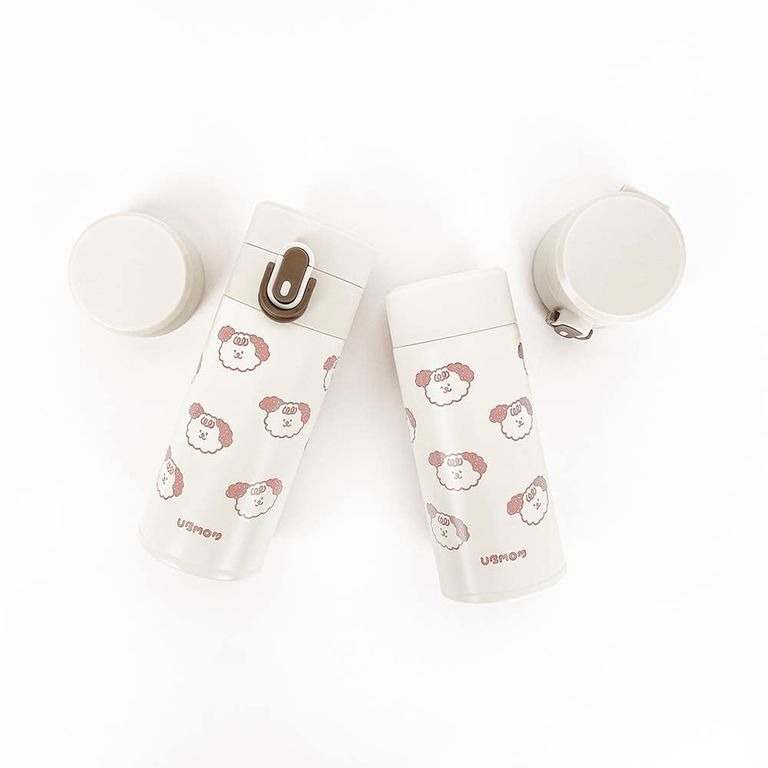 UBMOM 不銹鋼316隨身保溫杯 220ml (萌萌狗標配兩款杯蓋)