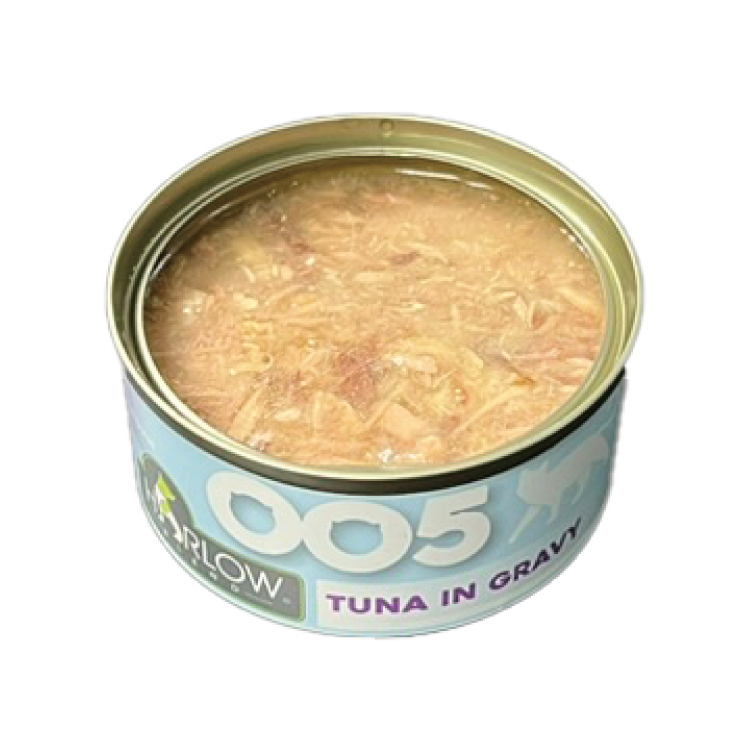 Harlow Blend 楓葉 - 無穀物肉絲主食罐 - OO5 鮪魚濃湯 80g (毛髮和消化配方) (任選6罐$81)