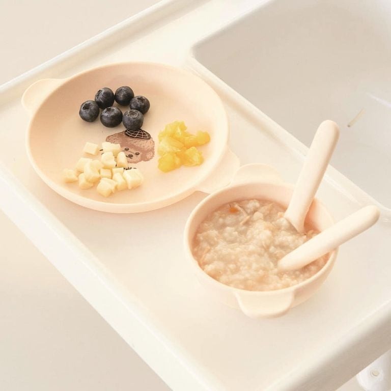 UBMOM 萌萌狗吸磁矽膠餐具套裝