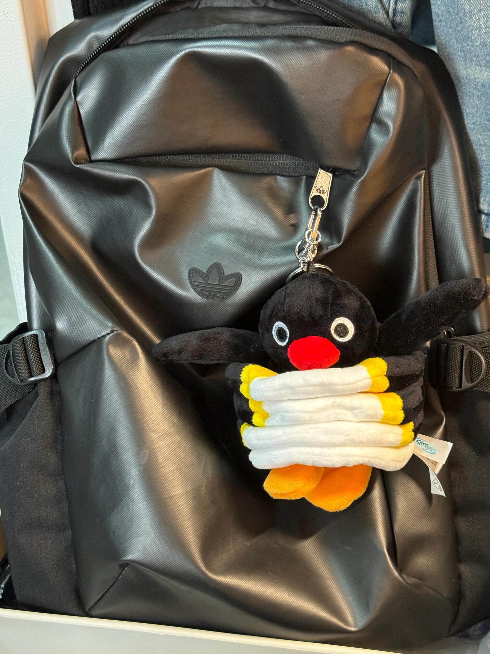 PINGU 正版授權 企鵝彈簧公仔 吊飾 鑰匙圈 毛絨公仔 (任買兩件711免運)/預購