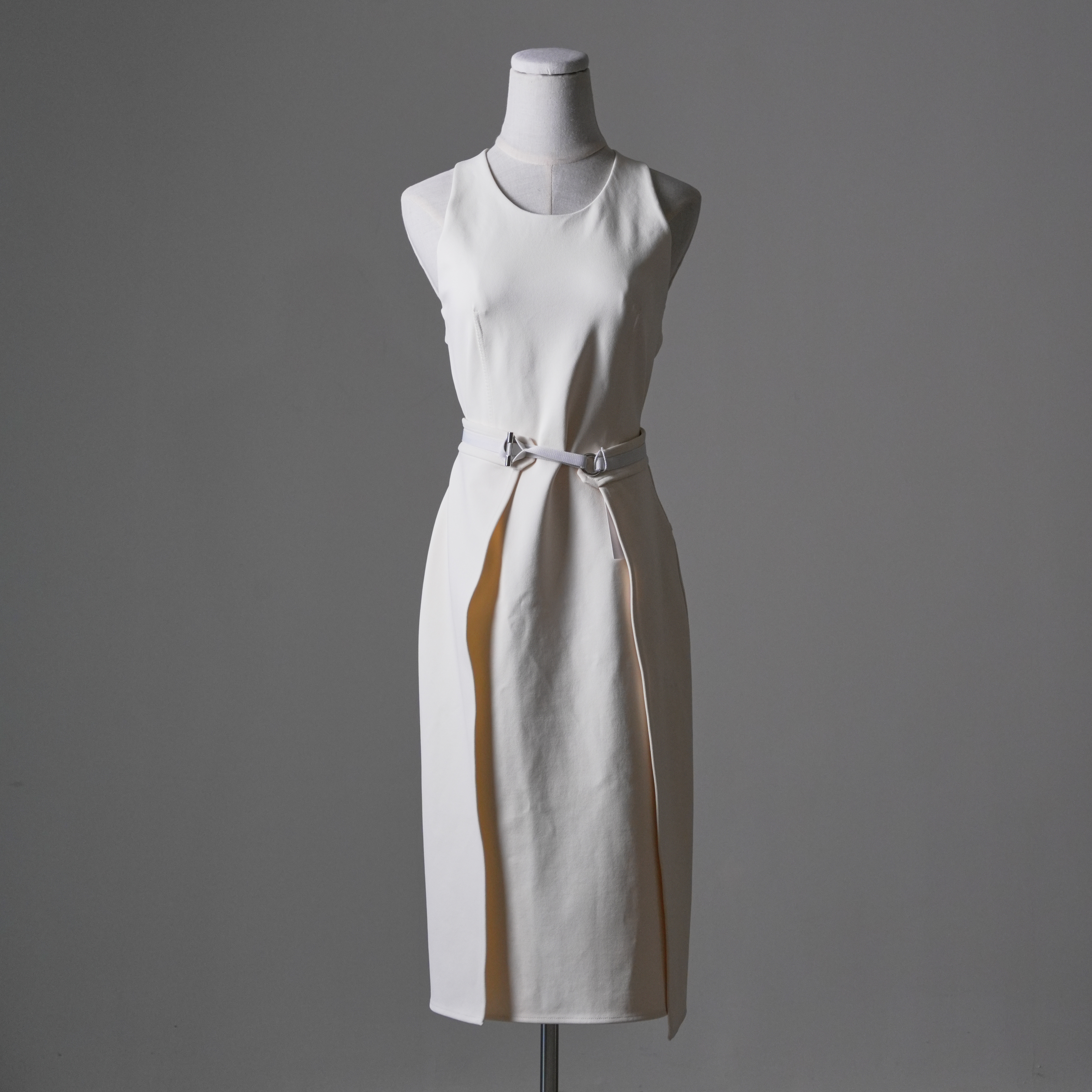 HERMES 白色連身裙