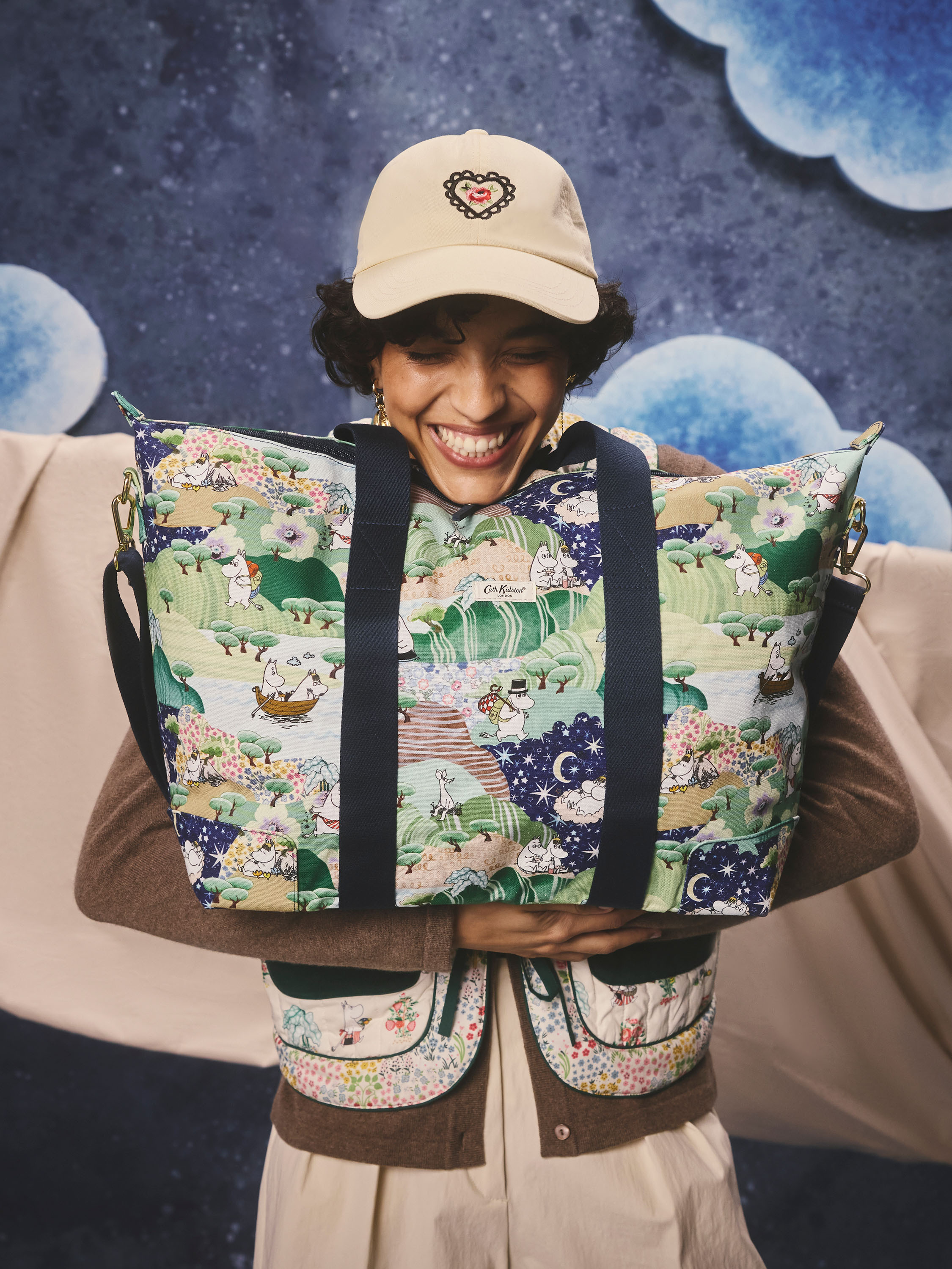 Moomin Valley 經典款摺疊旅行袋