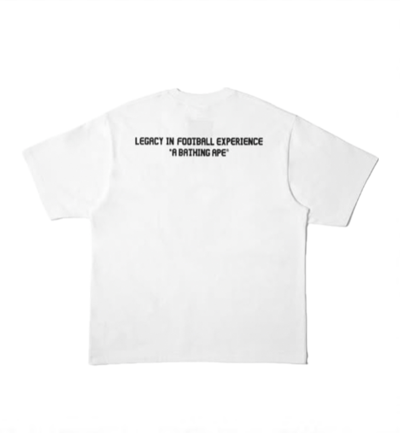 -(B4c04)-A BATHING APE BAPE X CR7 LIFE CAMO HEAD RELAXED FIT TEE C羅 迷彩短Ｔ 黑色/白色-1L73110922