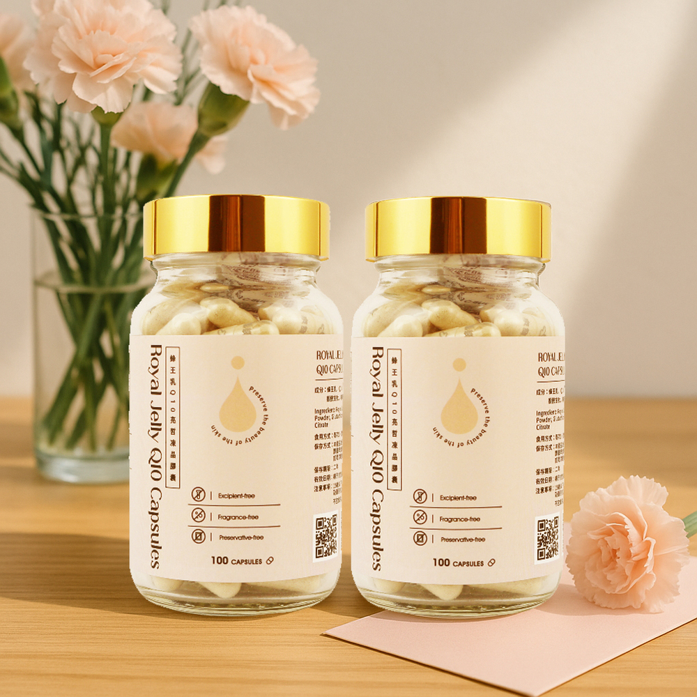 【現貨】泉發 L052036 蜂王乳Q10亮皙凍晶膠囊 (100粒) (加送一排10粒)