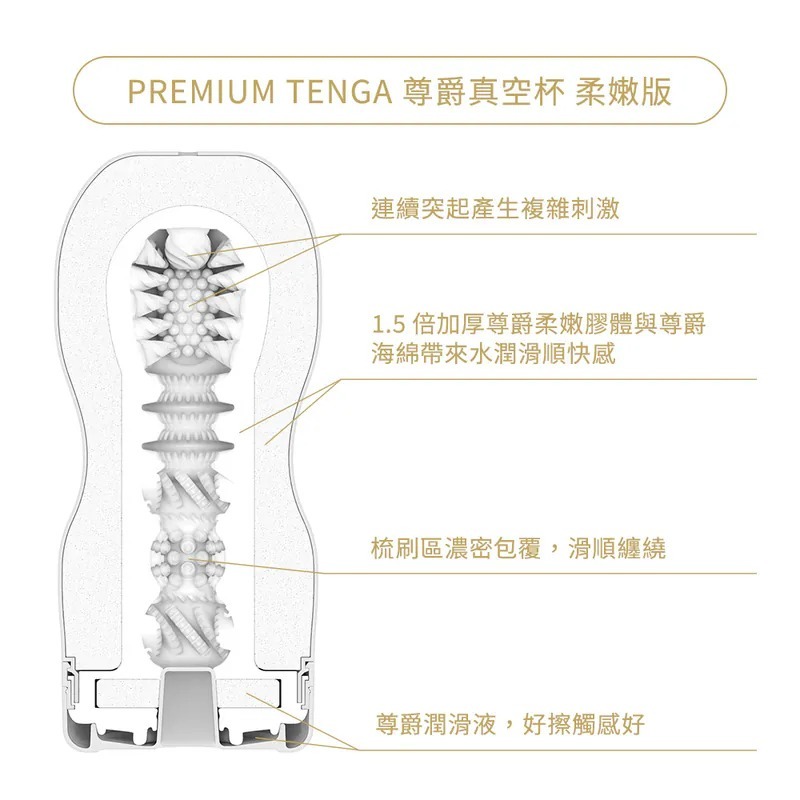 PREMIUM TENGA ORIGINAL VACUUM CUP 第二代 柔軟型飛機杯