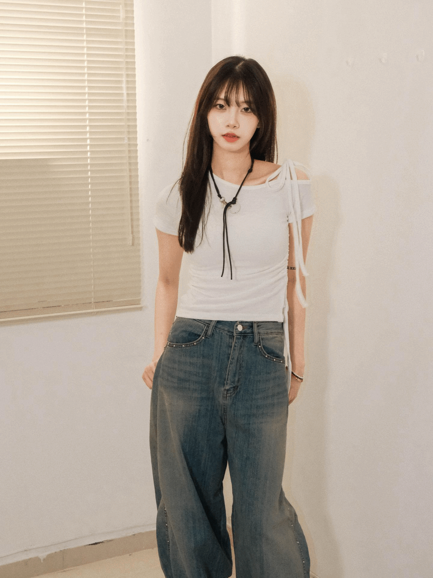 Basic One Shoulder Knit Top