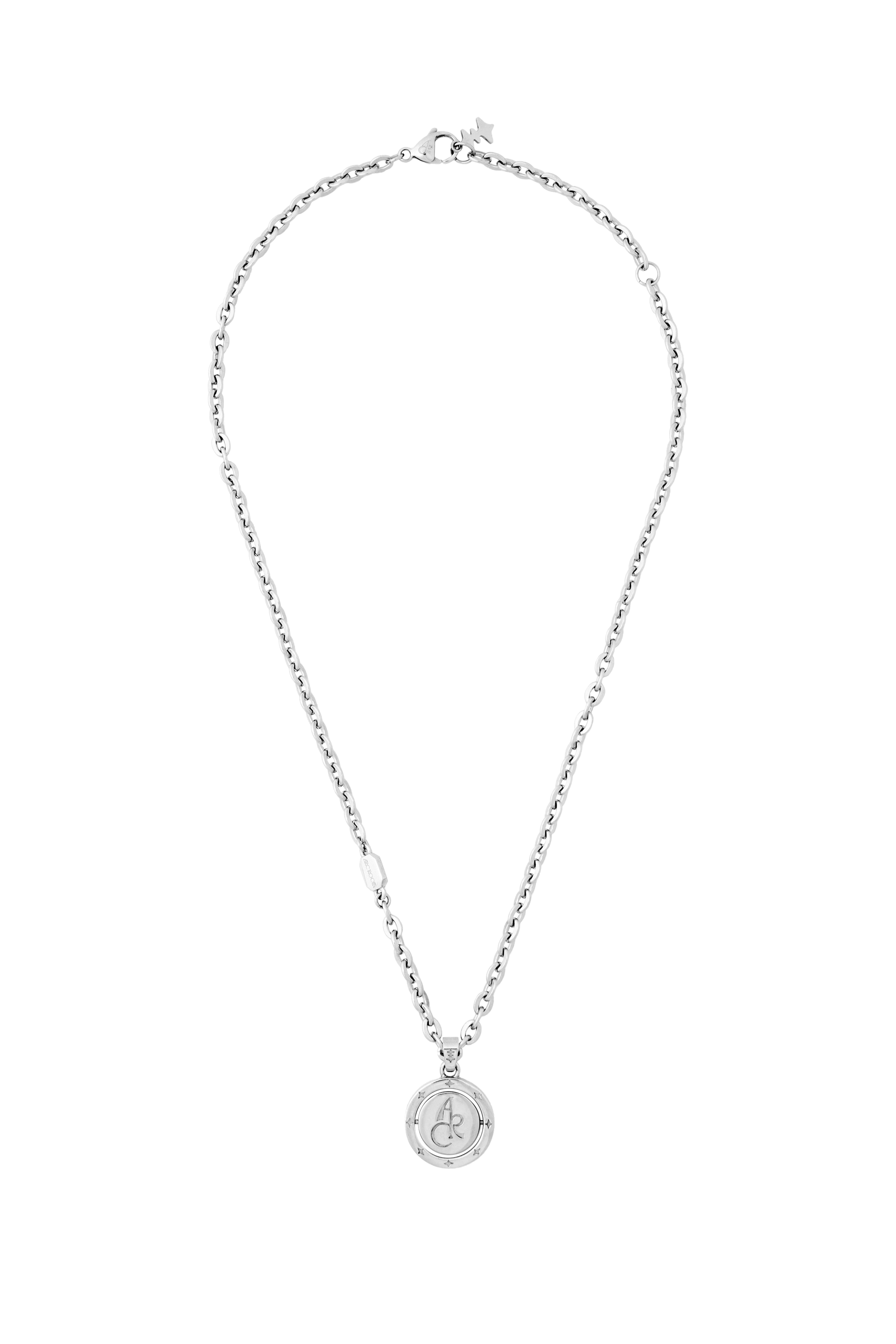 FLIP PENDANT LOGO NECKLACE