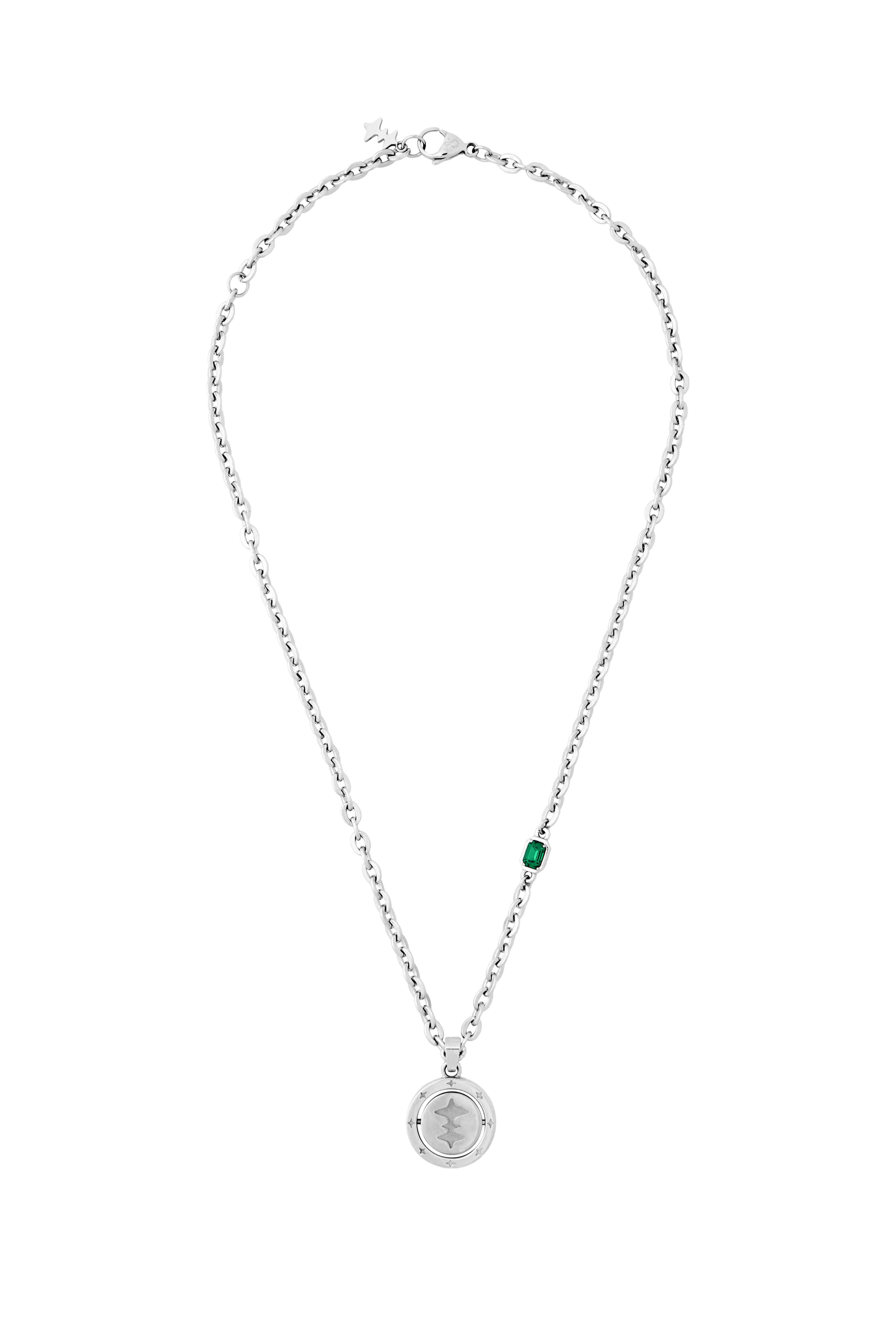 FLIP PENDANT LOGO NECKLACE