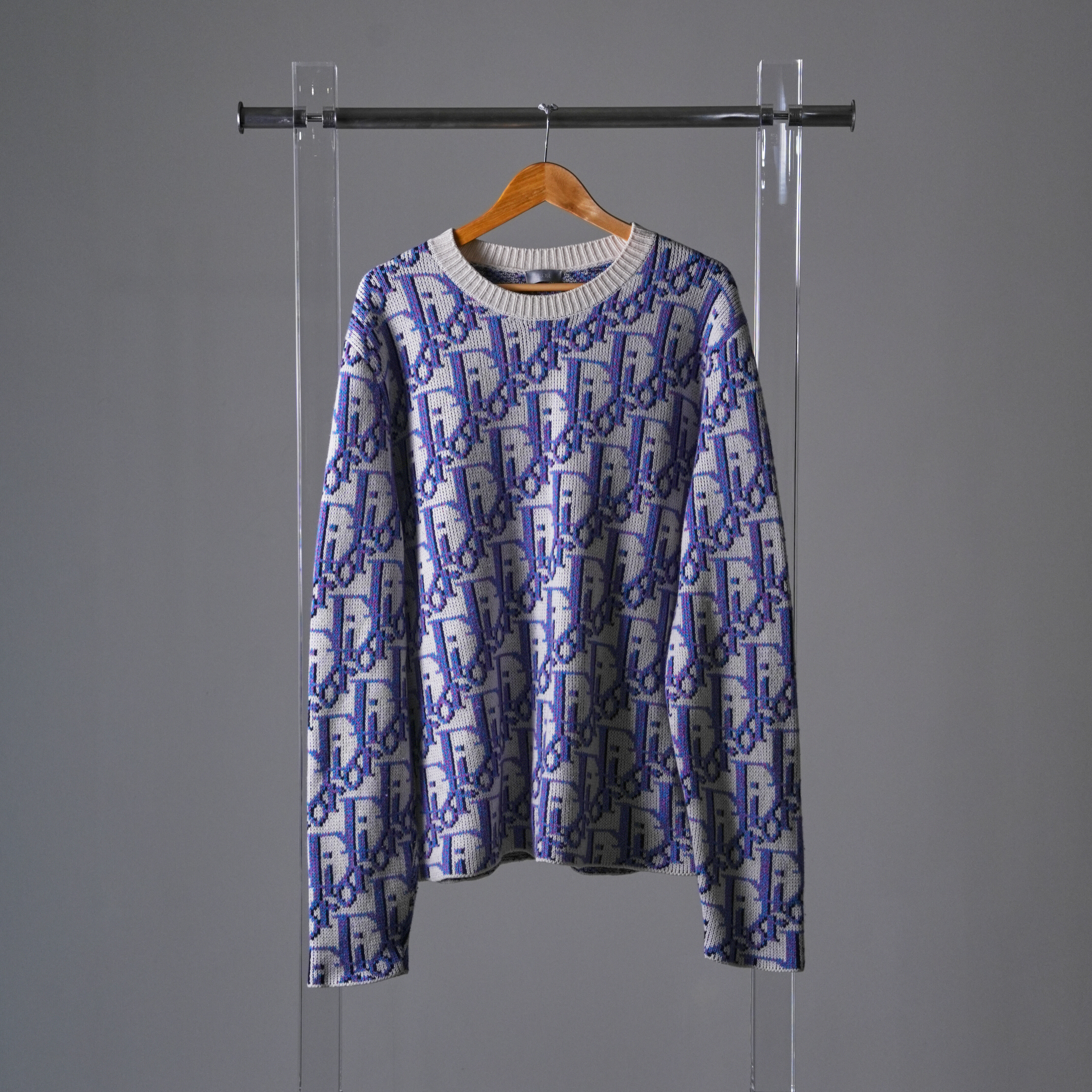 Dior  滿版老花長袖毛衣