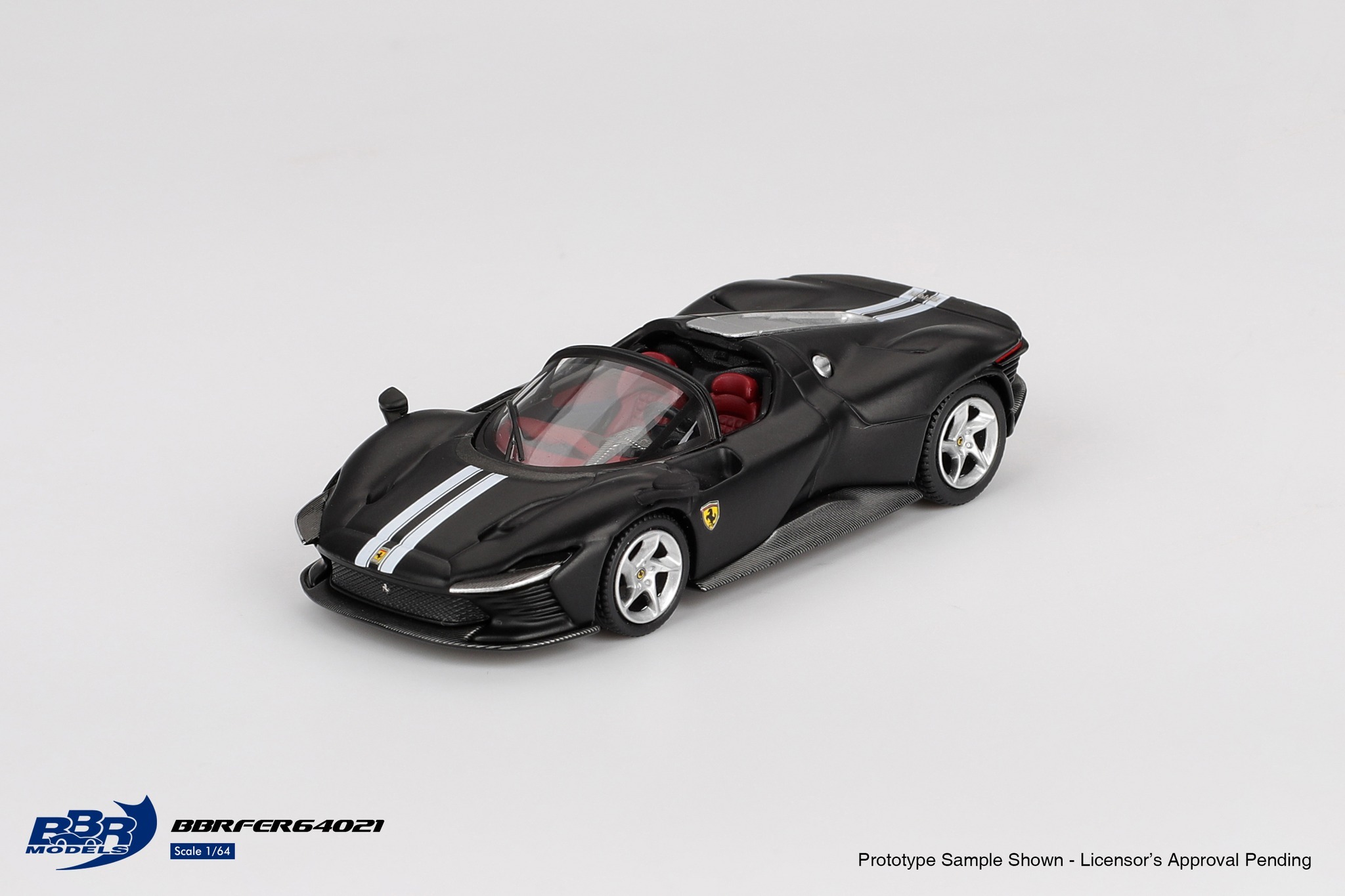【預訂】BBR Models Ferrari Daytona SP3 Matt Black